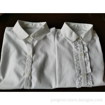 Girls white color shirt school uniform